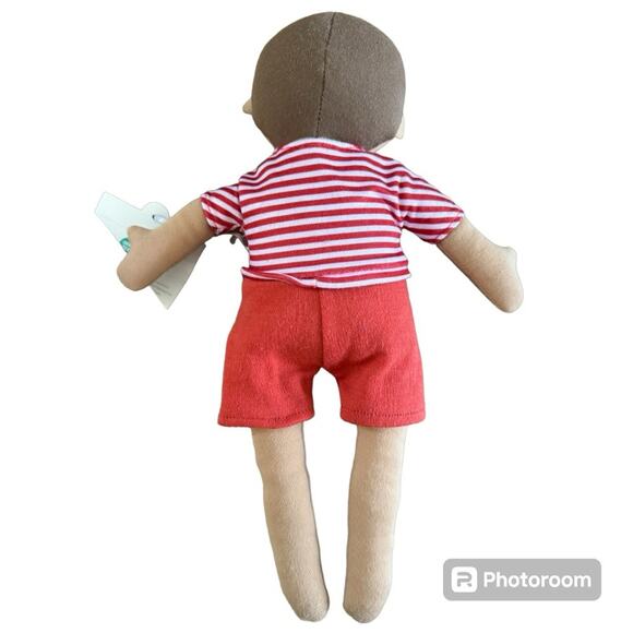 Cloud Island Plush Doll with Red Shorts 13” Plush Doll Newborn And Up - Picture 3 of 3